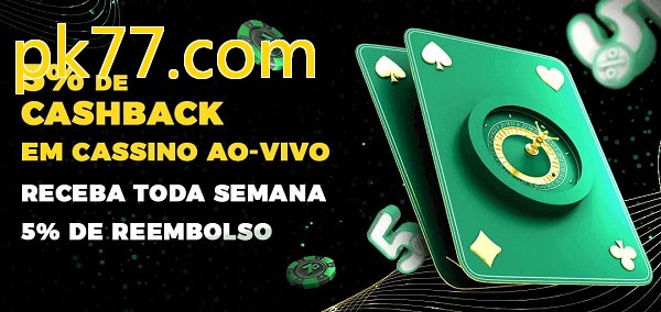 Promoções do cassino ao Vivo pk77.com